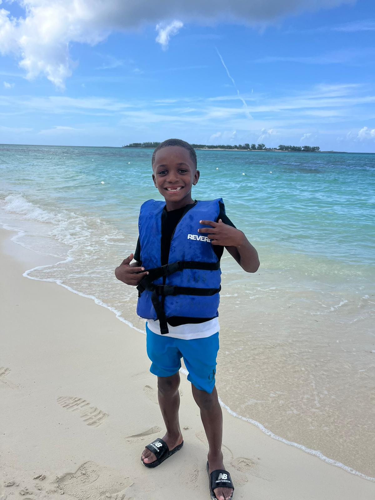 Lil Summaz on the water